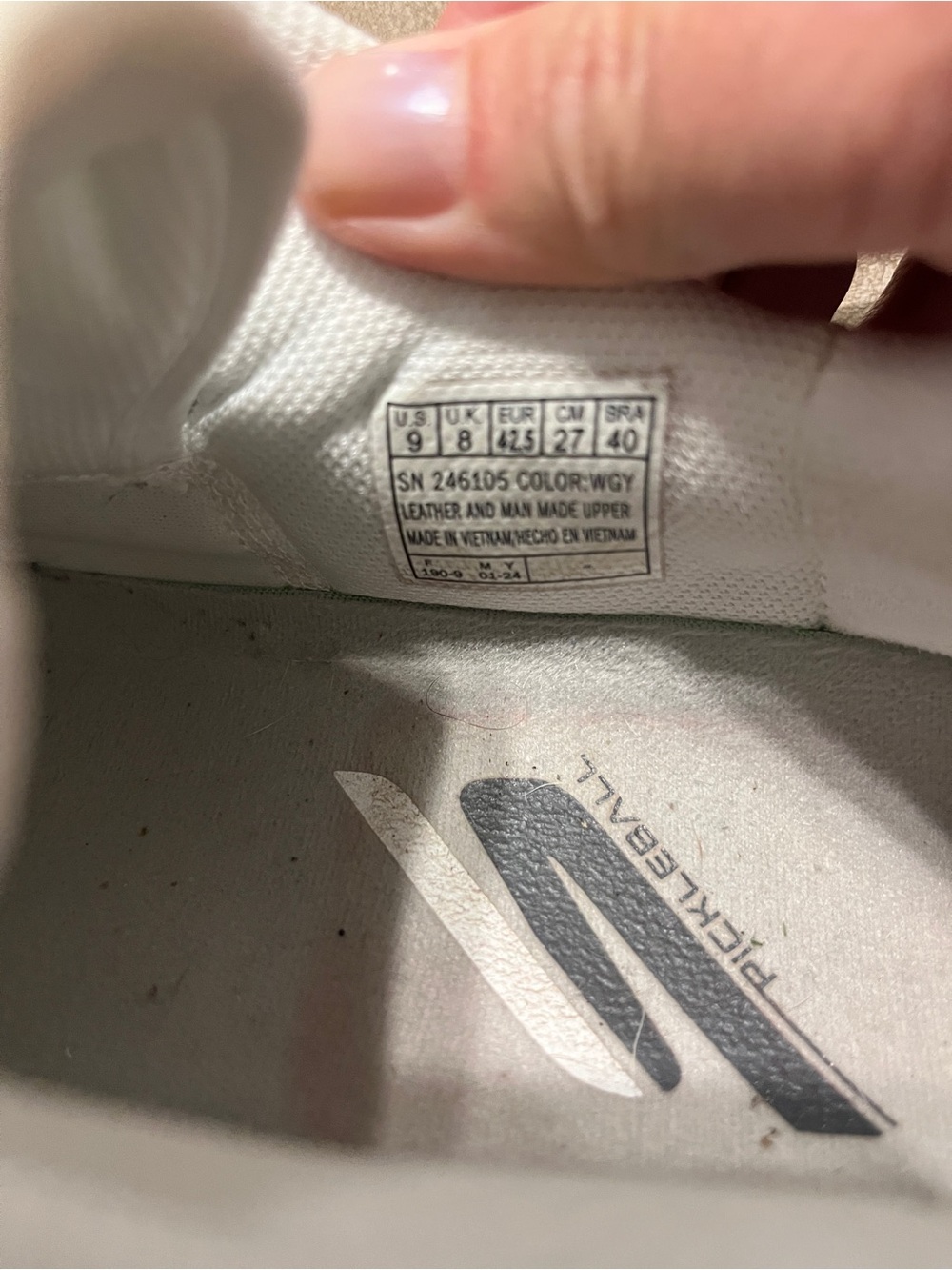 Skechers White Men's viper Court luxe - Picture 4 of 4